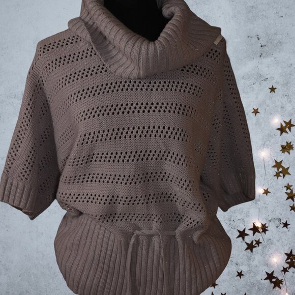 united states sweaters Sweaters - United States Sweater, Cowlneck Silver Sweater, Small, Silver